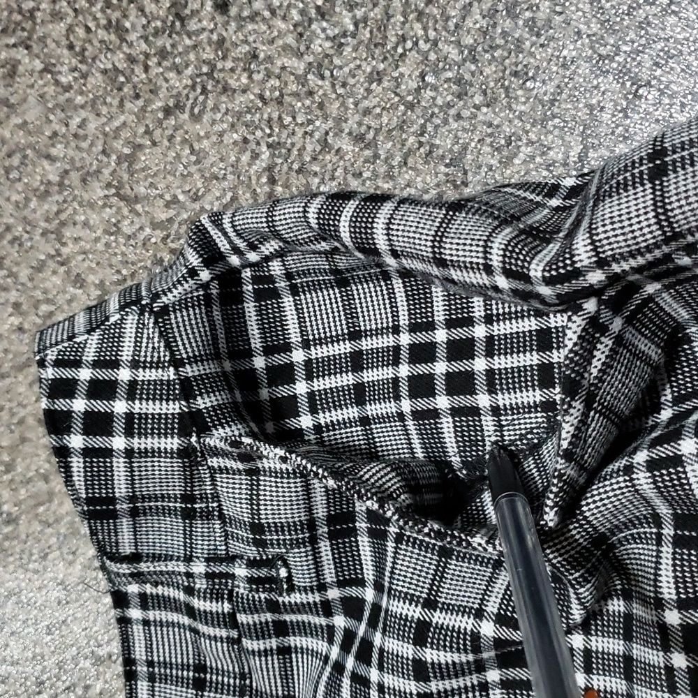 Hot Topic Plaid High Rise Pants Size Large - Picture 5 of 14